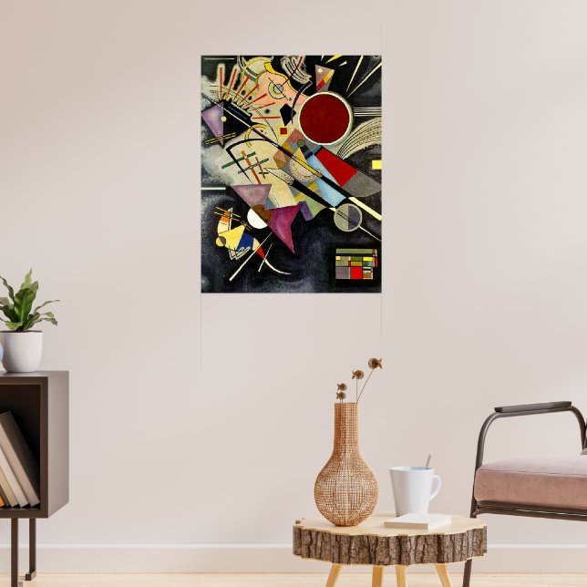Kandinsky - Black Accompaniment Poster (Vardagsrum 3)
