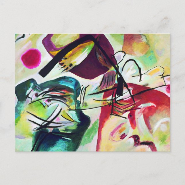 Kandinsky Black Arch-vykort Vykort (Framsida)
