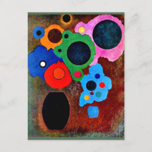 Kandinsky - Black Enhanasing Vykort