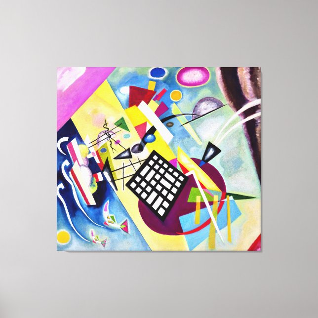 KANDINSKY - BLACK GRID - 1922 - Bauhaus - Canvastryck (Framsida)