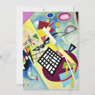 Kandinsky - Black Grid, populär abstrakt konst, Kort