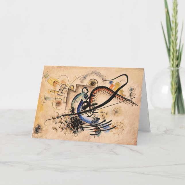 Kandinsky - Black Line Kort (Framsida)