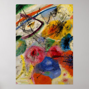 Kandinsky - Black Linjer Poster