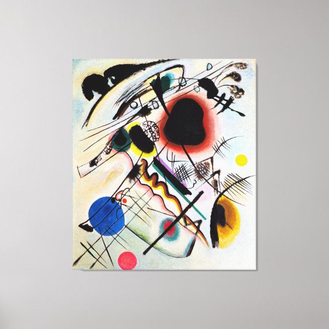 KANDINSKY - BLACK SPOT - 1921 - Bauhaus - Canvastryck (Framsida)