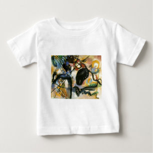Kandinsky Black Spot Abstrakt Artwork T-shirt