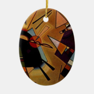 Kandinsky Black Violet Julgransprydnad Keramik