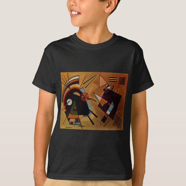 Kandinsky Black Violet Tee Shirt (Framsida)