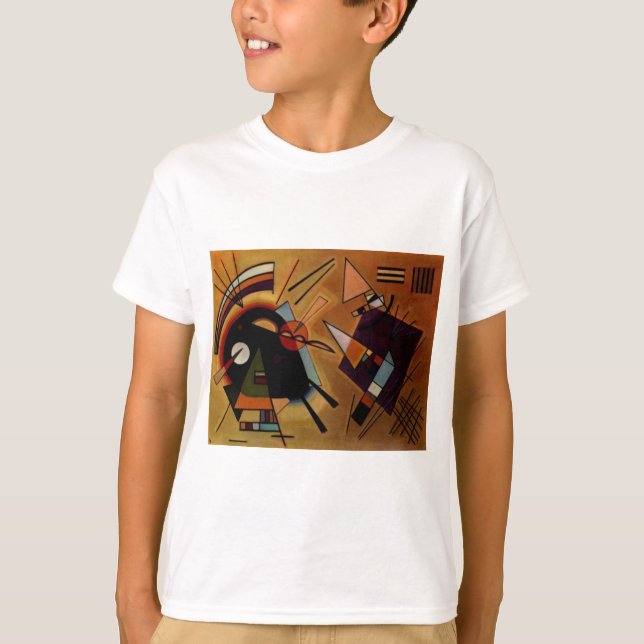 Kandinsky Black Violet Tee Shirt (Framsida)