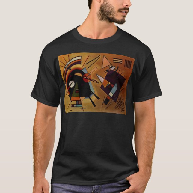 Kandinsky Black Violet Tee Shirt (Framsida)