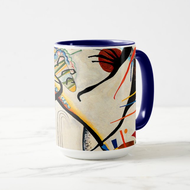 Kandinsky - Blått segment,  Mugg (Framsida höger)