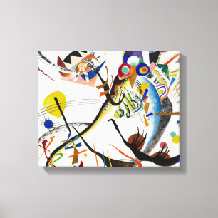 Kandinsky blått segmenterar canvastryck