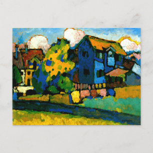 Kandinsky - Blaues Haus Klein Vykort