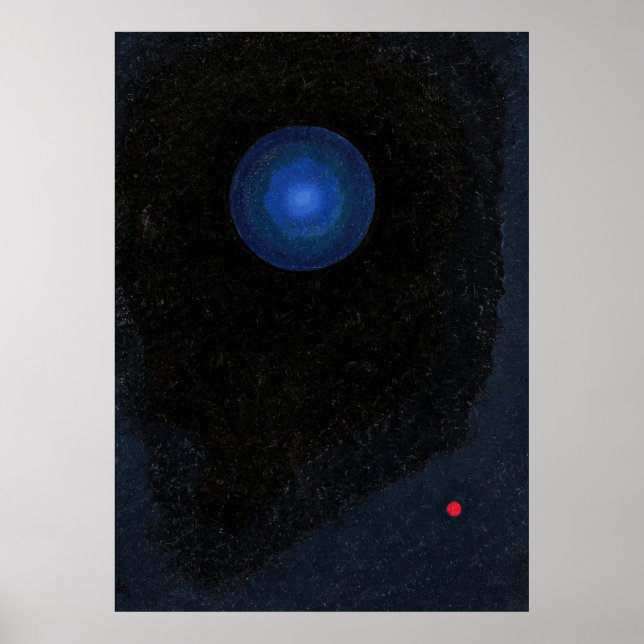 Kandinsky - Blue, abstrakt art Poster (Framsidan)