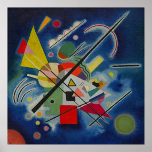 Kandinsky Blue Painting Abstrakt Art Poster