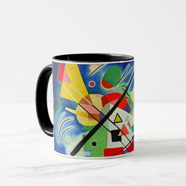 Kandinsky - Blue Painting Mugg (Framsida vänster)