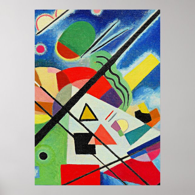 Kandinsky - Blue Painting Poster (Framsidan)