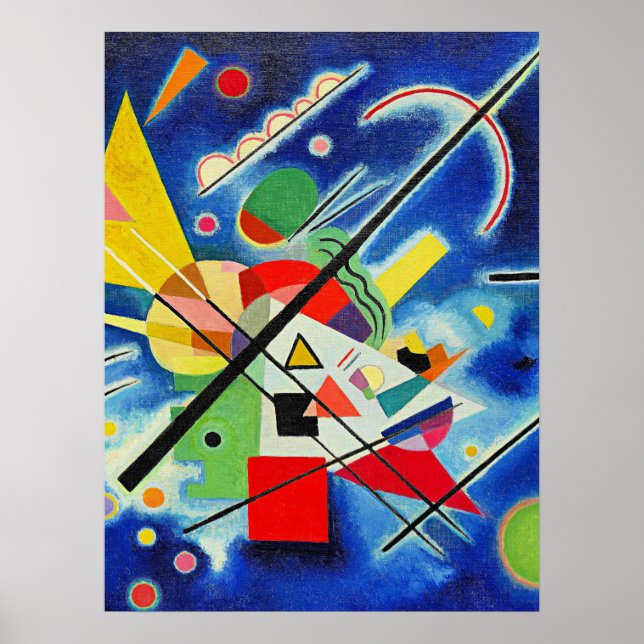 Kandinsky - Blue Painting Poster (Framsidan)