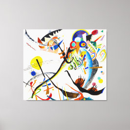 KANDINSKY - BLUE SEGMENT - 1921 - Bauhaus - Canvastryck