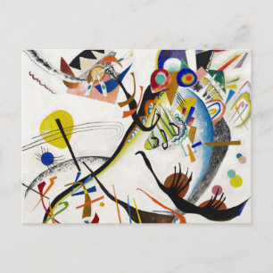 Kandinsky Blue Segment Poscard Vykort