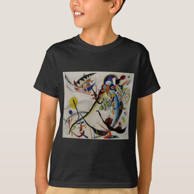 Kandinsky Blue Segment T-shirt (Framsida)