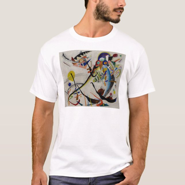 Kandinsky Blue Segment T-shirt (Framsida)