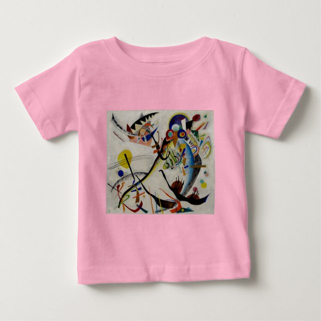 Kandinsky Blue Segment T Shirt (Framsida)