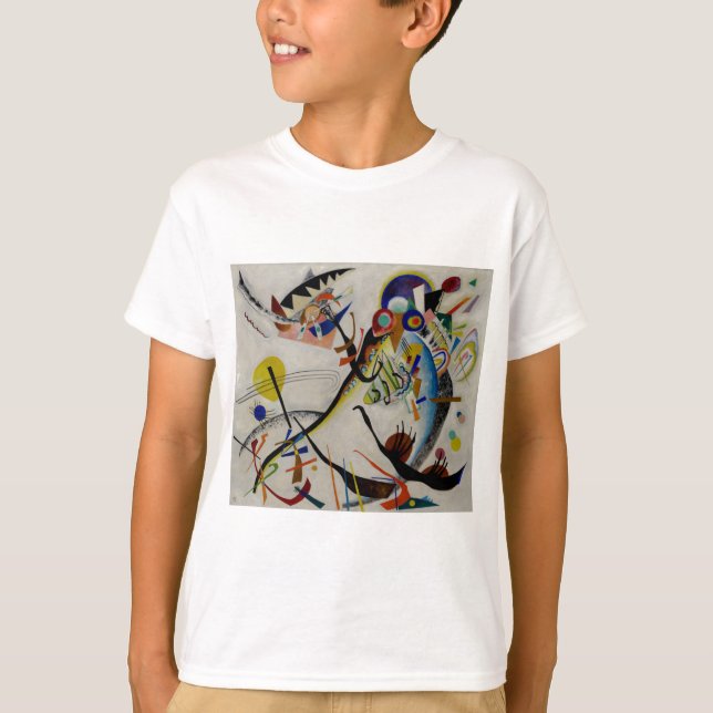 Kandinsky Blue Segment Tee (Framsida)