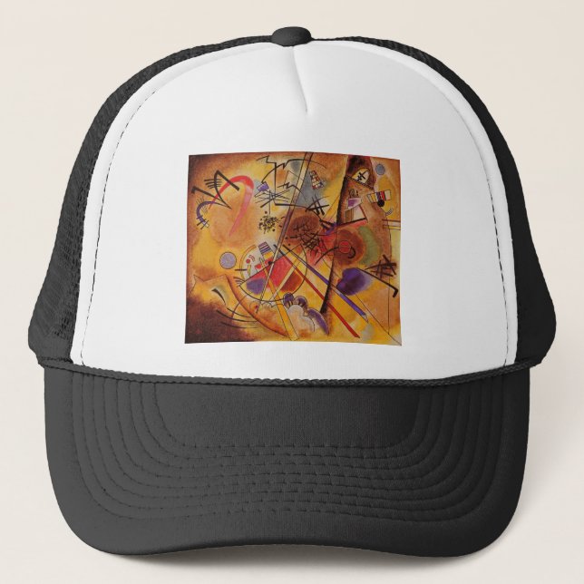 Kandinsky Brown Gult Red Blue Keps (Framsida)