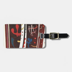 Kandinsky Brown med Abstrakt i tillägg Bagagebricka