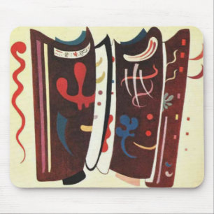 Kandinsky Brown med Abstrakt i tillägg Musmatta