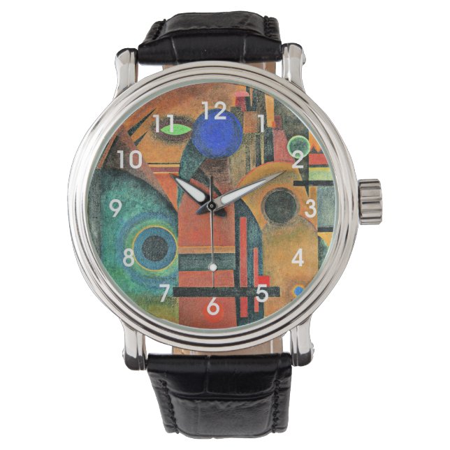 Kandinsky - Brown Silence Armbandsur (Framsida)