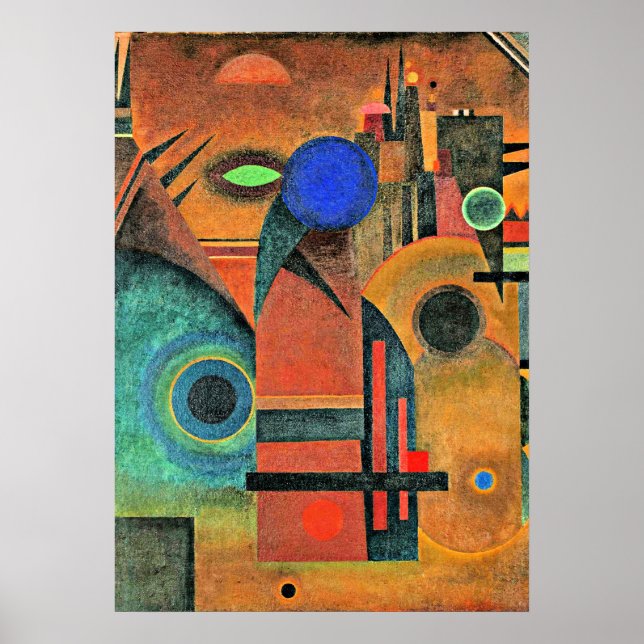Kandinsky - Brown Silence Poster (Framsidan)