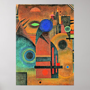 Kandinsky - Brown Silence Poster