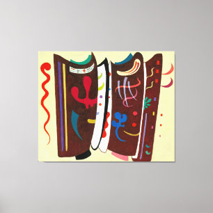 KANDINSKY - BROWN WITH SUPPLEMENT - 1935 - CANVASTRYCK