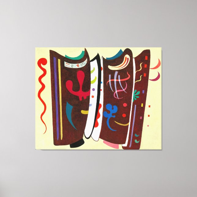 KANDINSKY - BROWN WITH SUPPLEMENT - 1935 - CANVASTRYCK (Framsida)