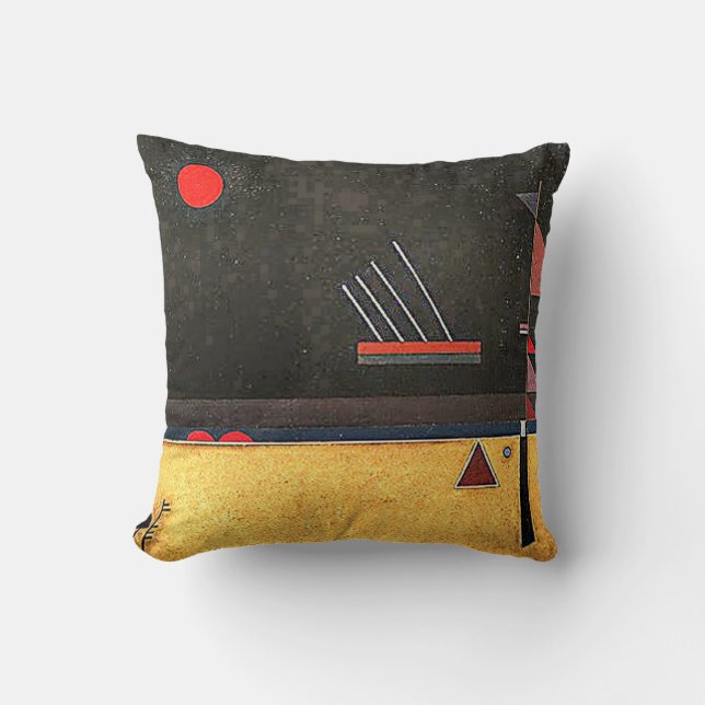 Kandinsky - Brownish Kudde (Framsida)