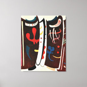 Kandinsky - Brun med supplement Canvastryck