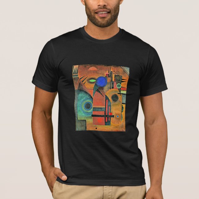 Kandinsky - Brun Tystnad T Shirt (Framsida)