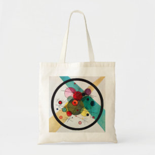 Kandinsky Circles i en cirkel Tygkasse