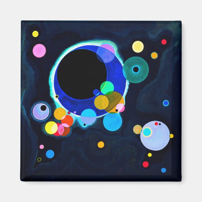 Kandinsky Circles Magnet (Framsidan)