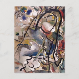 Kandinsky Claasical Abstrakt Art Painting Vykort