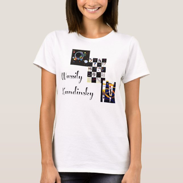 Kandinsky - Collage II Tee Shirt (Framsida)