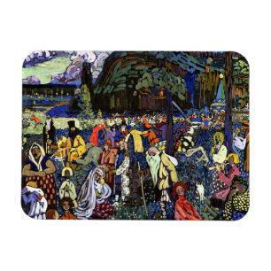 Kandinsky - Colorful Life Magnet