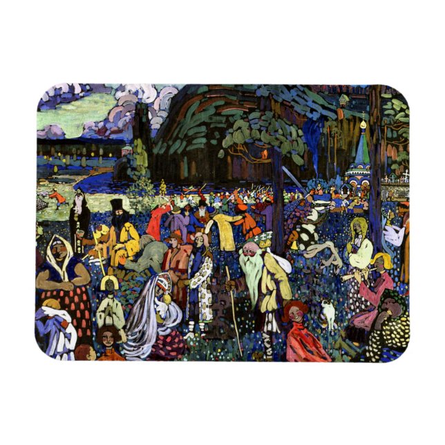 Kandinsky - Colorful Life Magnet (Horisontell)