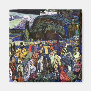 Kandinsky - Colorful Life Magnet