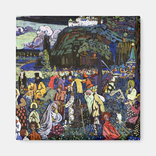 Kandinsky - Colorful Life Magnet (Framsidan)