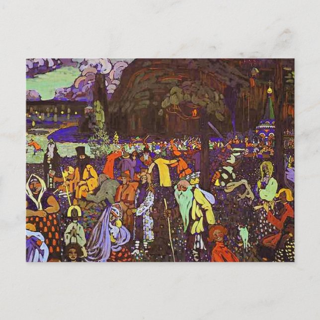 Kandinsky - Colorful Life, Vykort (Framsida)