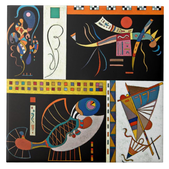 Kandinsky - Commuaunte Kakelplatta (Framsidan)