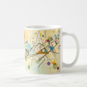 Kandinsky Composition 8 Vintage Geometric Art Mugg