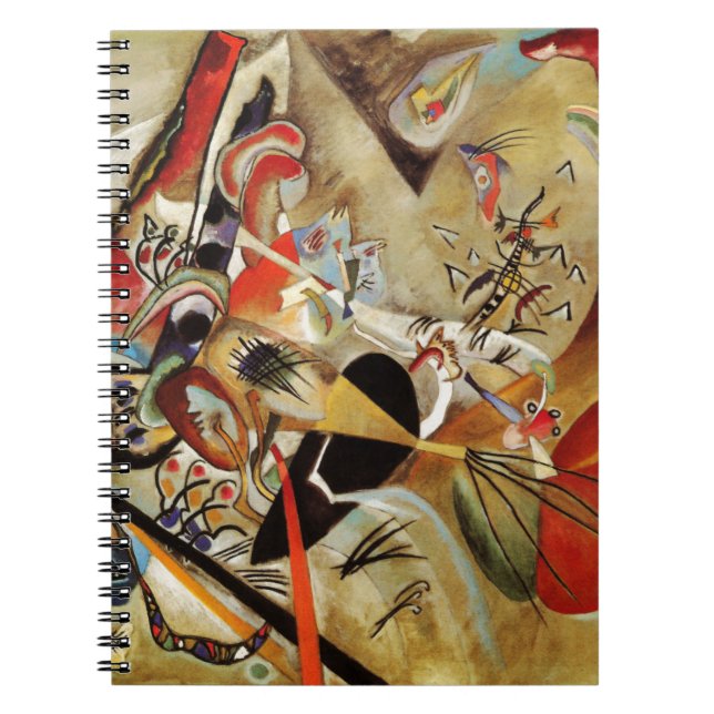 Kandinsky Composition Abstrakt Anteckningsbok (Framsidan)